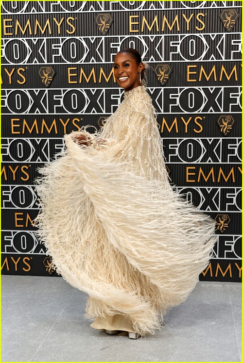 Issa Rae at the Emmy Awards