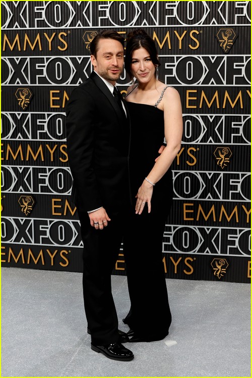 Succession’s Kieran Culkin and wife Jazz Charton at the Emmy Awards