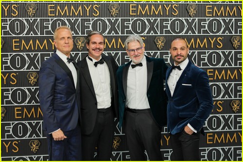 Better Call Saul’s Patrick Fabian, Tony Dalton, Peter Gould, Michael Mando at the Emmy Awards