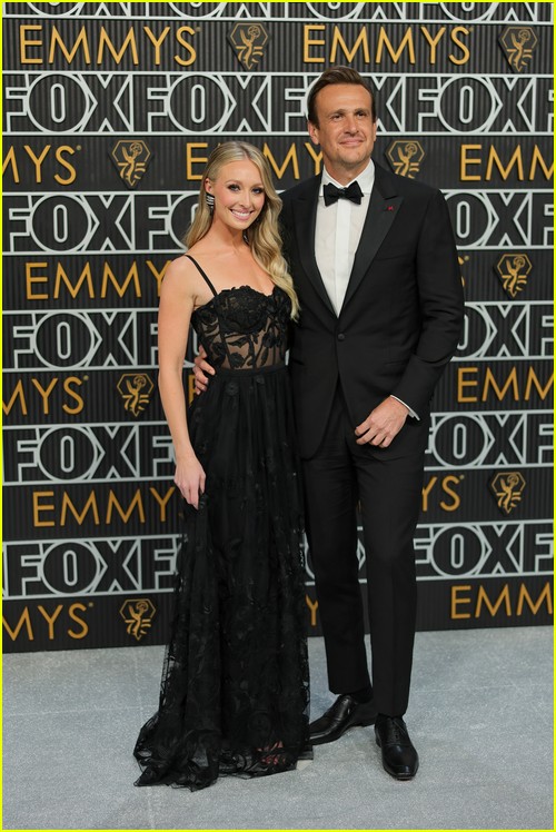 Shrinking’s Jason Segel with girlfriend Kayla Radomski at the Emmy Awards