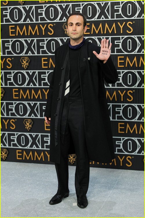 The Crown’s Khalid Abdalla at the Emmy Awards