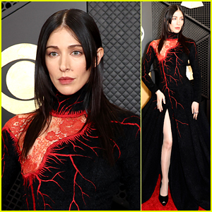 Caroline Polachek Wears Archival Olivier Theyskens on Grammys 2024 Red Carpet