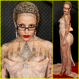 Doja Cat Shows Off Lots of Skin in Daring Grammys 2024 Look!