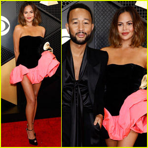 Chrissy Teigen Shows Off Some Major Leg at Grammys 2024 with John Legend