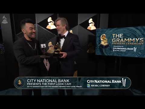 BRETT MORGEN Checks In At The CNB First Look Cam At The 2024 GRAMMYs