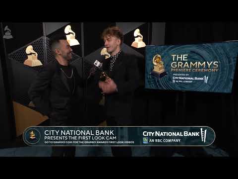 LOSTBOY Checks In At The CNB First Look Cam At The 2024 GRAMMYs