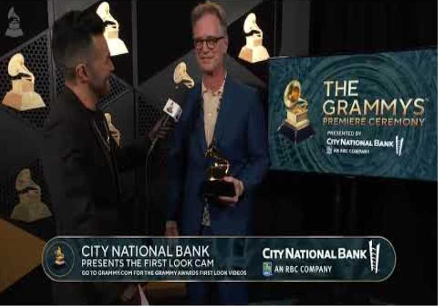 DAN WILSON Checks In At The CNB First Look Cam At The 2024 GRAMMYs