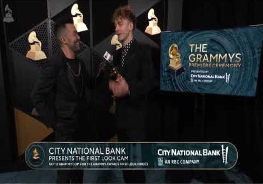 LOSTBOY Checks In At The CNB First Look Cam At The 2024 GRAMMYs