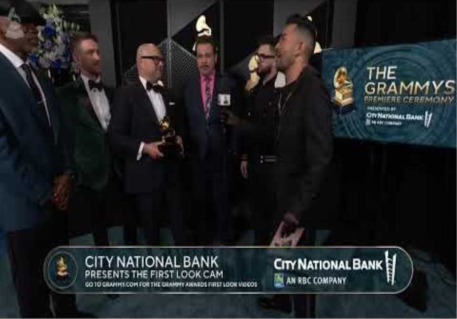 BEST ENGINEERING TEAM (NON-CLASSICAL) Checks In At The CNB First Look Cam At The 2024 GRAMMYs