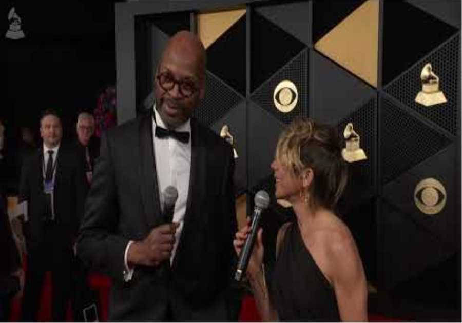 GRETCHEN PARLATO &amp; LIONEL LOUEKE Red Carpet Interview | 2024 GRAMMYs