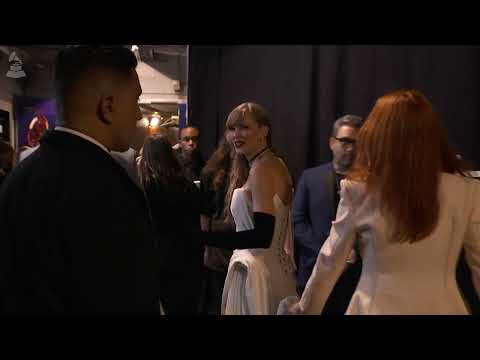 Live With TAYLOR SWIFT Backstage At The 2024 GRAMMYs