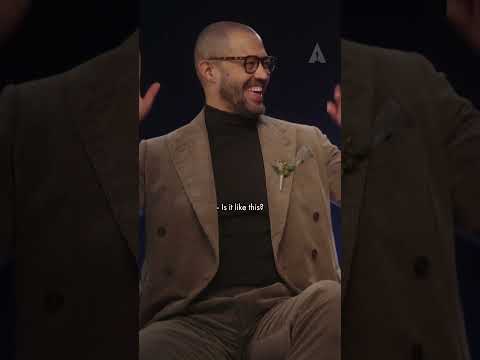 Cord Jefferson Learns How To Sign  'American Fiction' from Chrissy Marshall | Oscars