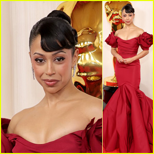 Liza Koshy Takes a Tumble on the Oscars 2024 Red Carpet