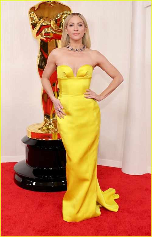 Brittany Snow (Red White, and Blue - Best Live Action Short Film nominee) at the Oscars 2024