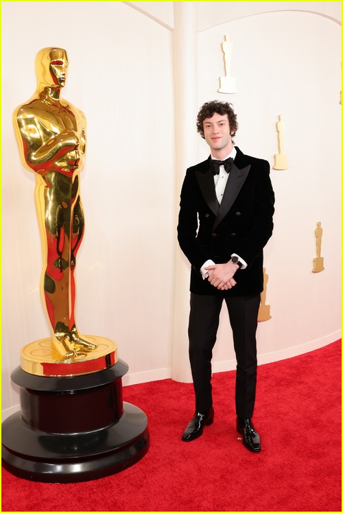 Dominic Sessa (The Holdovers) at the Oscars 2024
