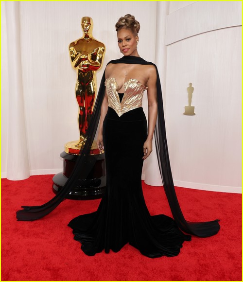 Laverne Cox (Red Carpet Correspondent) at the Oscars 2024