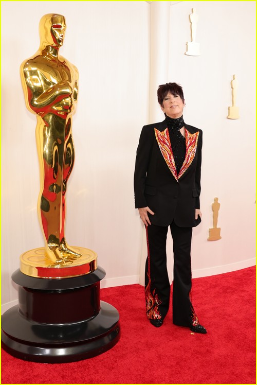 Diane Warren (Best Original Song nominee) at the Oscars 2024