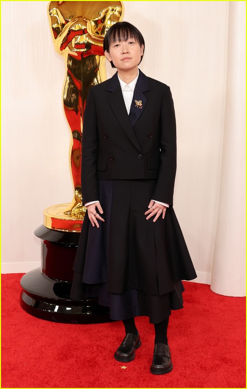 Celine Song (Past Lives writer and director) at the Oscars 2024