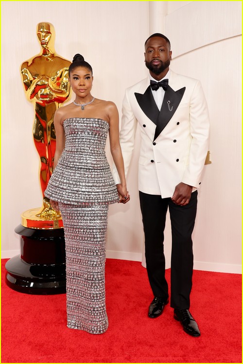 Gabrielle Union and Dwyane Wade at the Oscars 2024