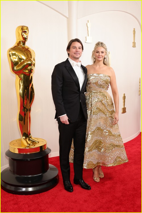 Josh Hartnett and wife Tamsin Egerton (Oppenheimer) at the Oscars 2024