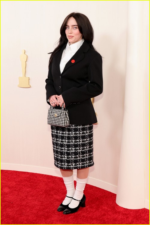 Billie Eilish (Barbie songwriter) at the Oscars 2024