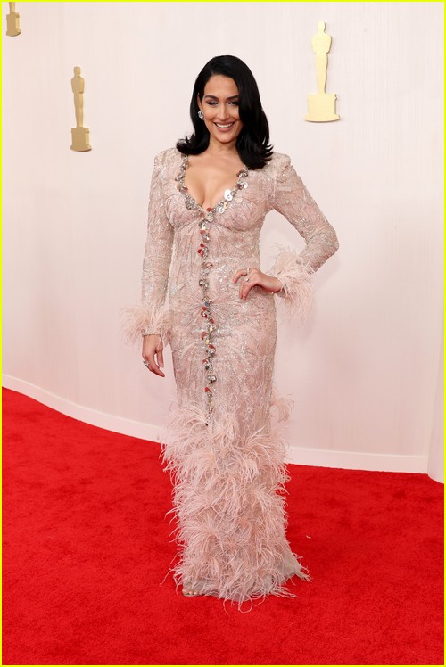 Nikki Garcia (Red Carpet Correspondent) at the Oscars 2024