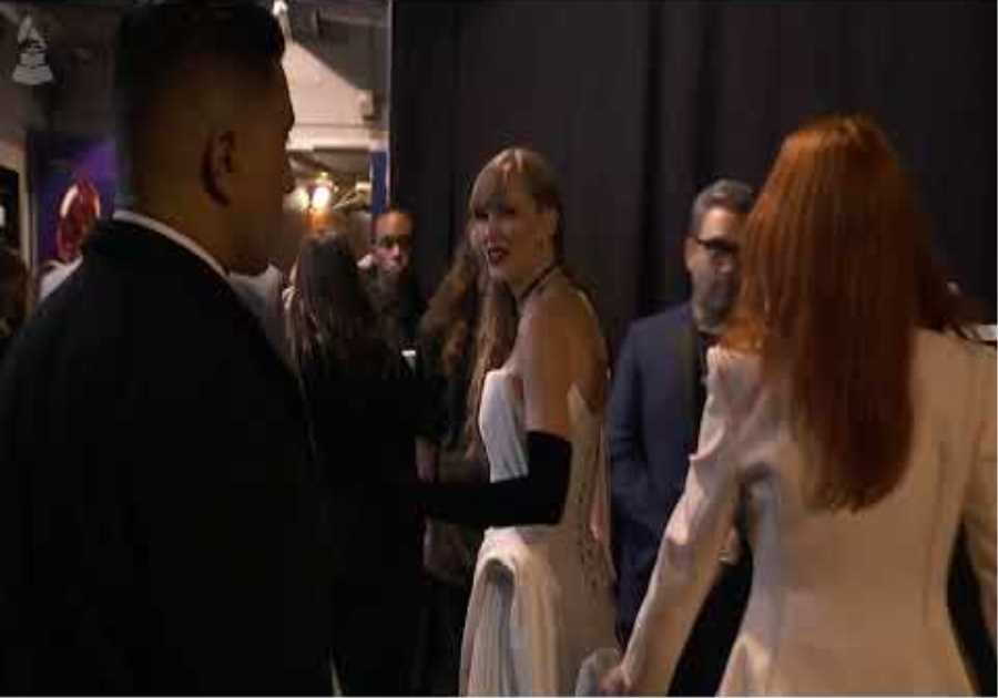 Live With TAYLOR SWIFT Backstage At The 2024 GRAMMYs
