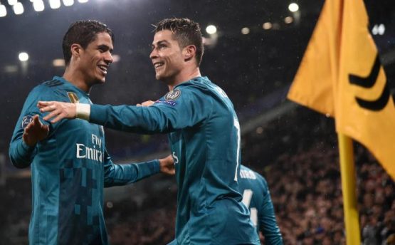 Raphael Varane And Cristiano Ronaldo