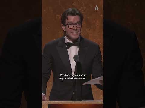 John Mulaney's Young Cop Audition Process | 14th Governors Awards (2024)