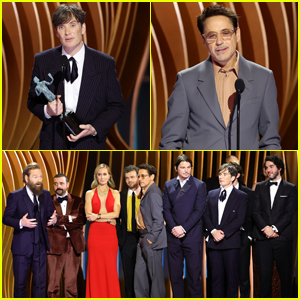 Cillian Murphy, Robert Downey Jr. & Rest of 'Oppenheimer' Cast Win Big at SAG Awards 2024