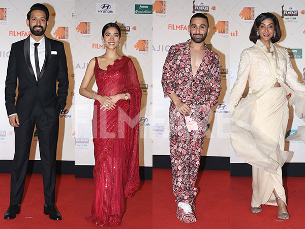 69th Hyundai Filmfare Awards 2024 with Gujarat Tourism: Vikrant Massey Medha Shankr and others walk the red carpet 