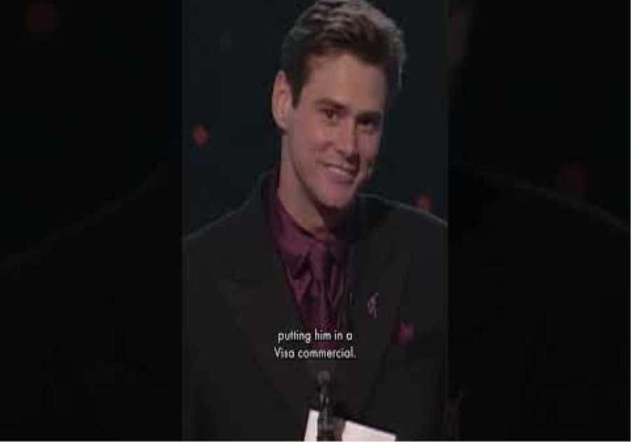 Jim Carrey's VFX PSA Warning at the Oscars!