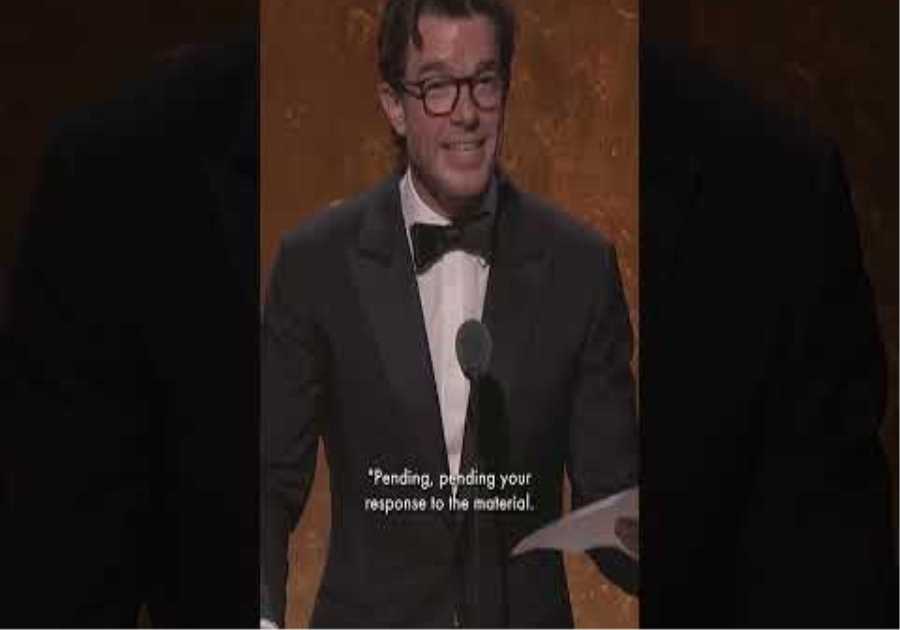 John Mulaney's Young Cop Audition Process | 14th Governors Awards (2024)