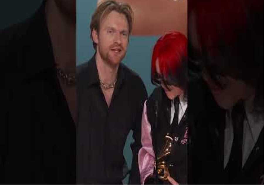 BILLIE EILISH &amp; FINNEAS Win Song Of The Year At 2024 GRAMMYs #billieeilish #finneas