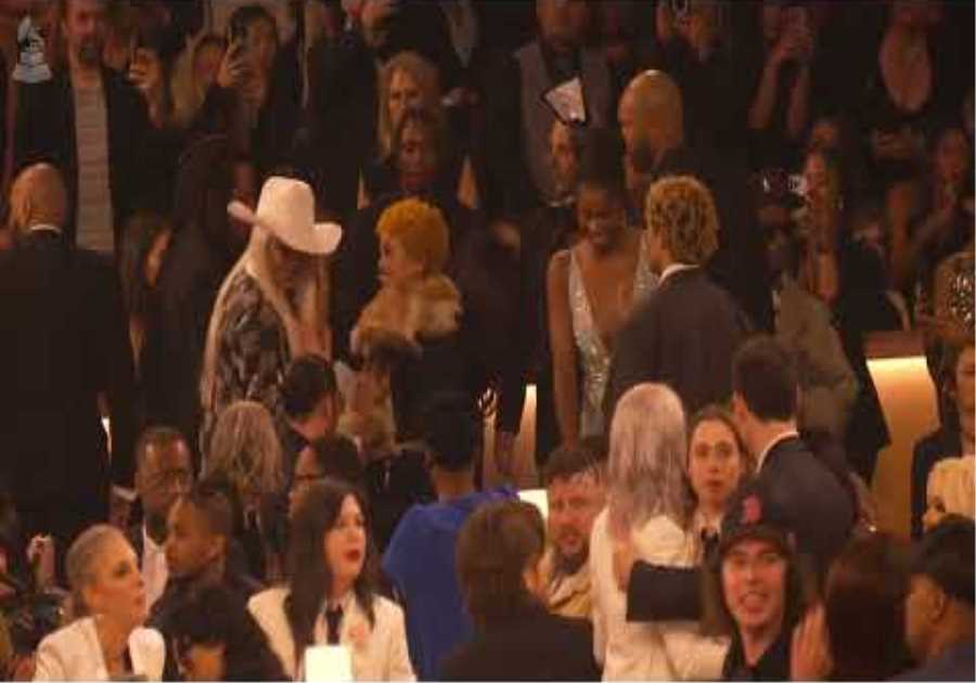 Watch BEYONCE &amp; ICE SPICE Reactions At The 2024 GRAMMYs