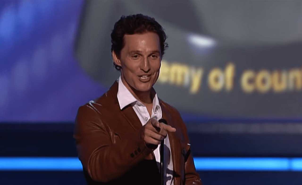 Matthew McConaughey ACM awards