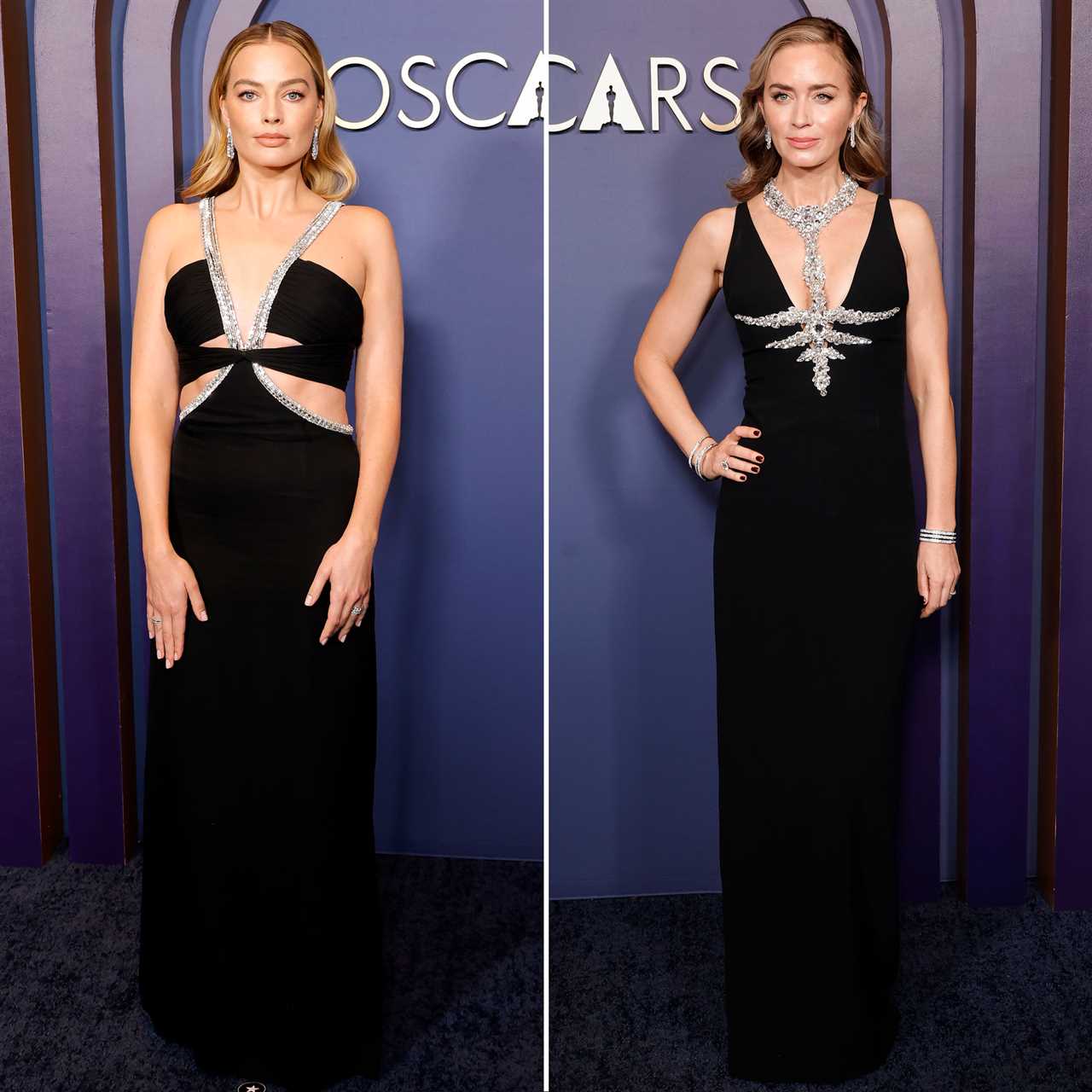 Margot Robbie and Emily Blunt 2024 Governors Awards