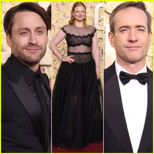 'Succession' Stars Kieran Culkin, Sarah Snook, & Matthew Macfadyen Win Big at Golden Globes 2024!