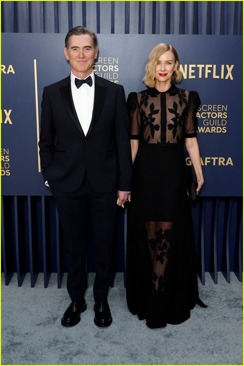 Billy Crudup (The Morning Show) and Naomi Watts at the SAG Awards