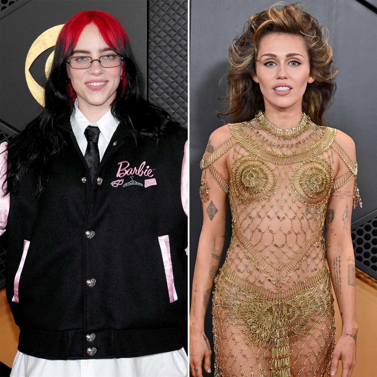 Billie Eilish and Miley Cyrus Had an Extremely Relatable Conversation Backstage at the 2024 Grammys 723