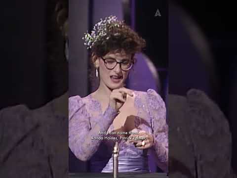 Oscar Winner Marlee Matlin | Best Actress for 'Children of a Lesser God' | 59th Oscars (1987)