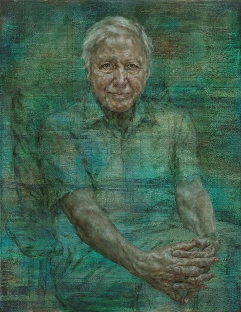 David Attenborough new portrait by Jonathan Yeo