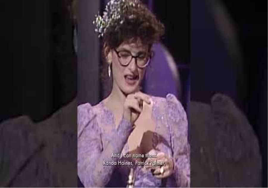 Oscar Winner Marlee Matlin | Best Actress for 'Children of a Lesser God' | 59th Oscars (1987)