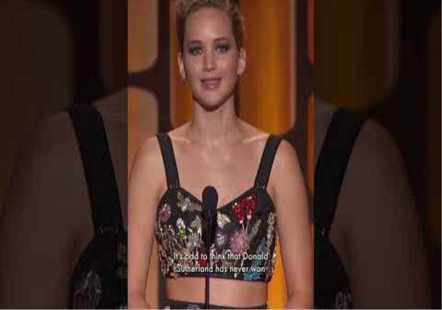 Oscar Winner Jennifer Lawrence Honors Donald Sutherland | Governors Awards