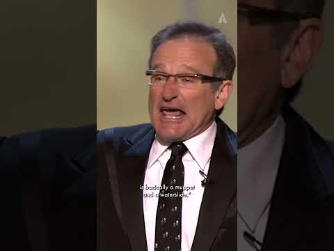 Robin Williams Presents Best Animated Feature at the Oscars (2004)