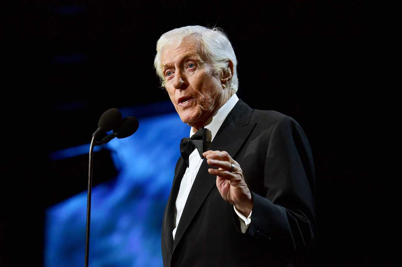 Dick Van Dyke accepts the Britannia Award for Excellence in Television presented by Swarovski onstage at the 2017 AMD British Academy Britannia Awards Presented by American Airlines And Jaguar Land Rover at The Beverly Hilton Hotel on October 27, 2017 in Beverly Hills, California