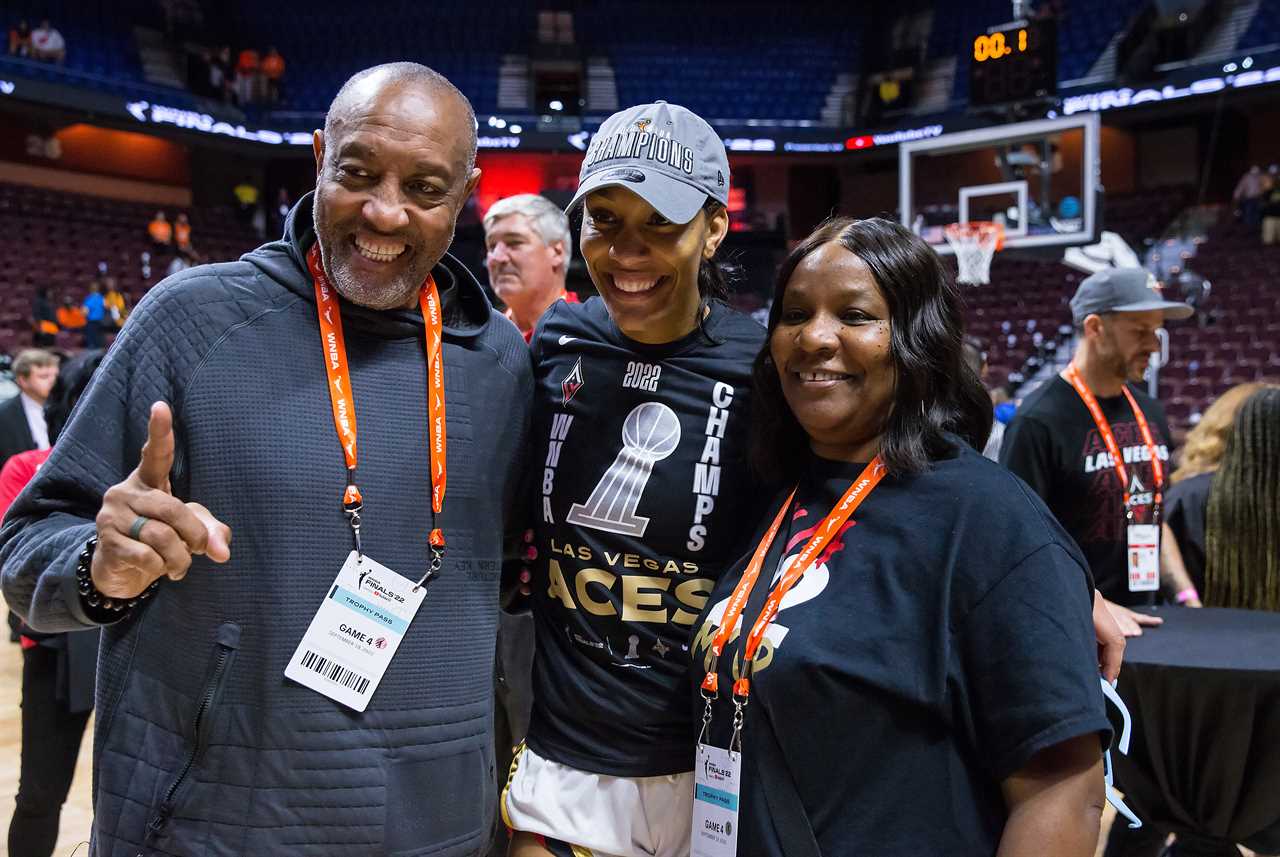 Las Vegas Aces star A’ja Wilson’s parents helped set foundation for her success