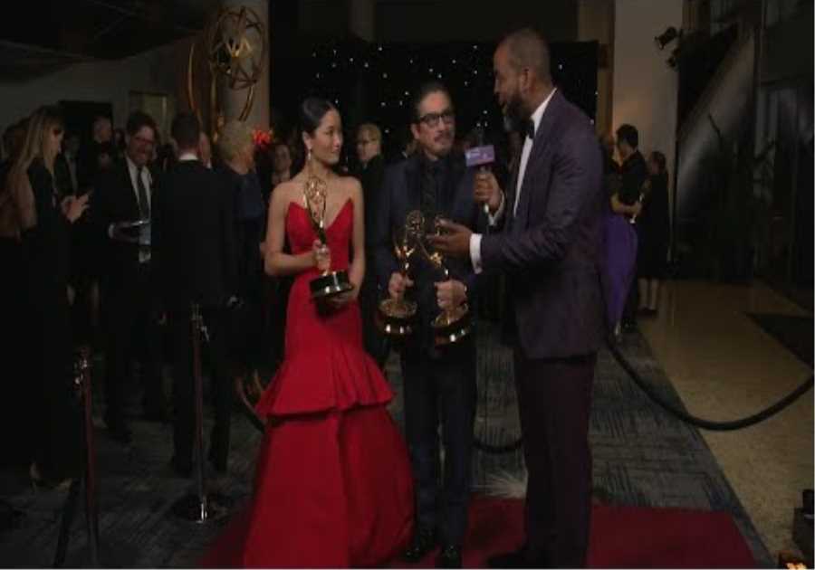 Anna Sawai and Hiroyuki Sanada: 76th Emmy Awards Winnerview