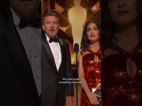 Salma Hayek & Antonio Banderas Present Best International Feature Film | 95th #Oscars (2023)