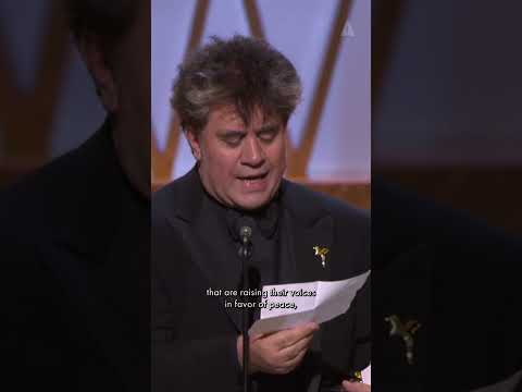Oscar Winner Pedro Almodóvar | Best Original Screenplay for 'Talk to Her' | 75th Oscars (2003)